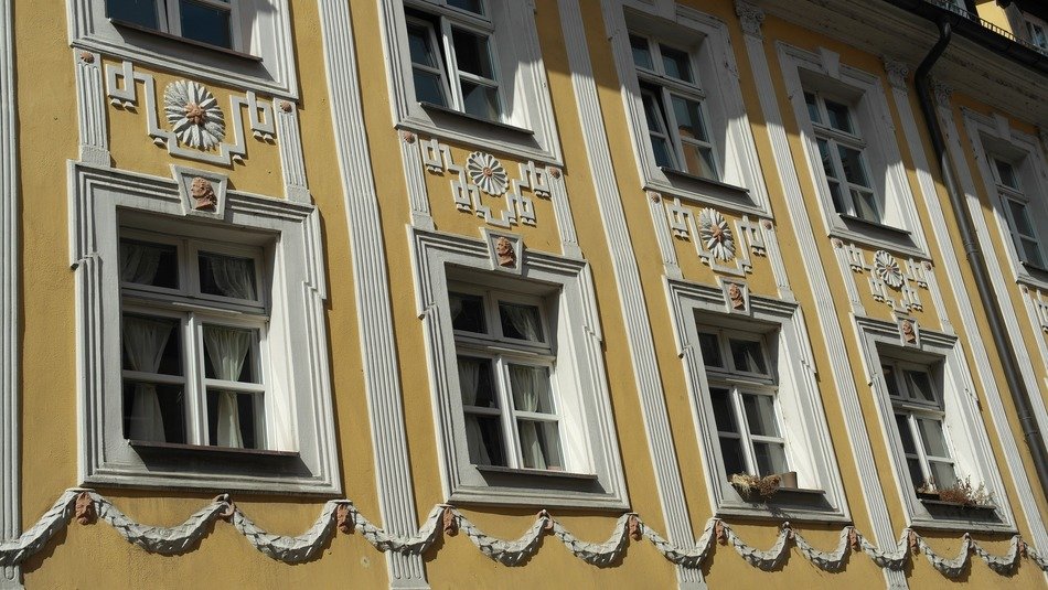 building facade in regensburg