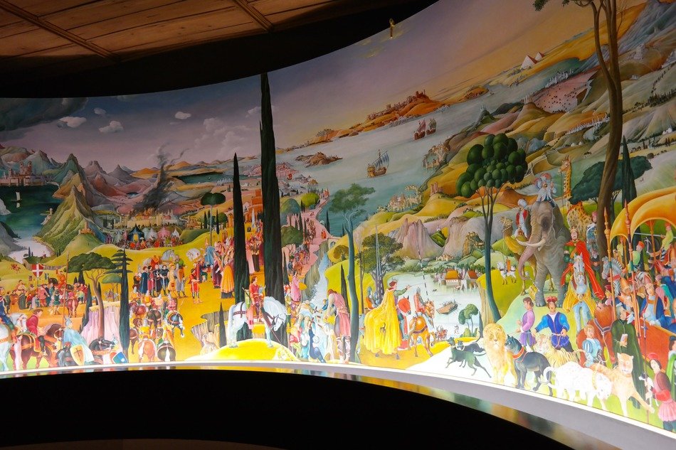 Colorful panoramic image