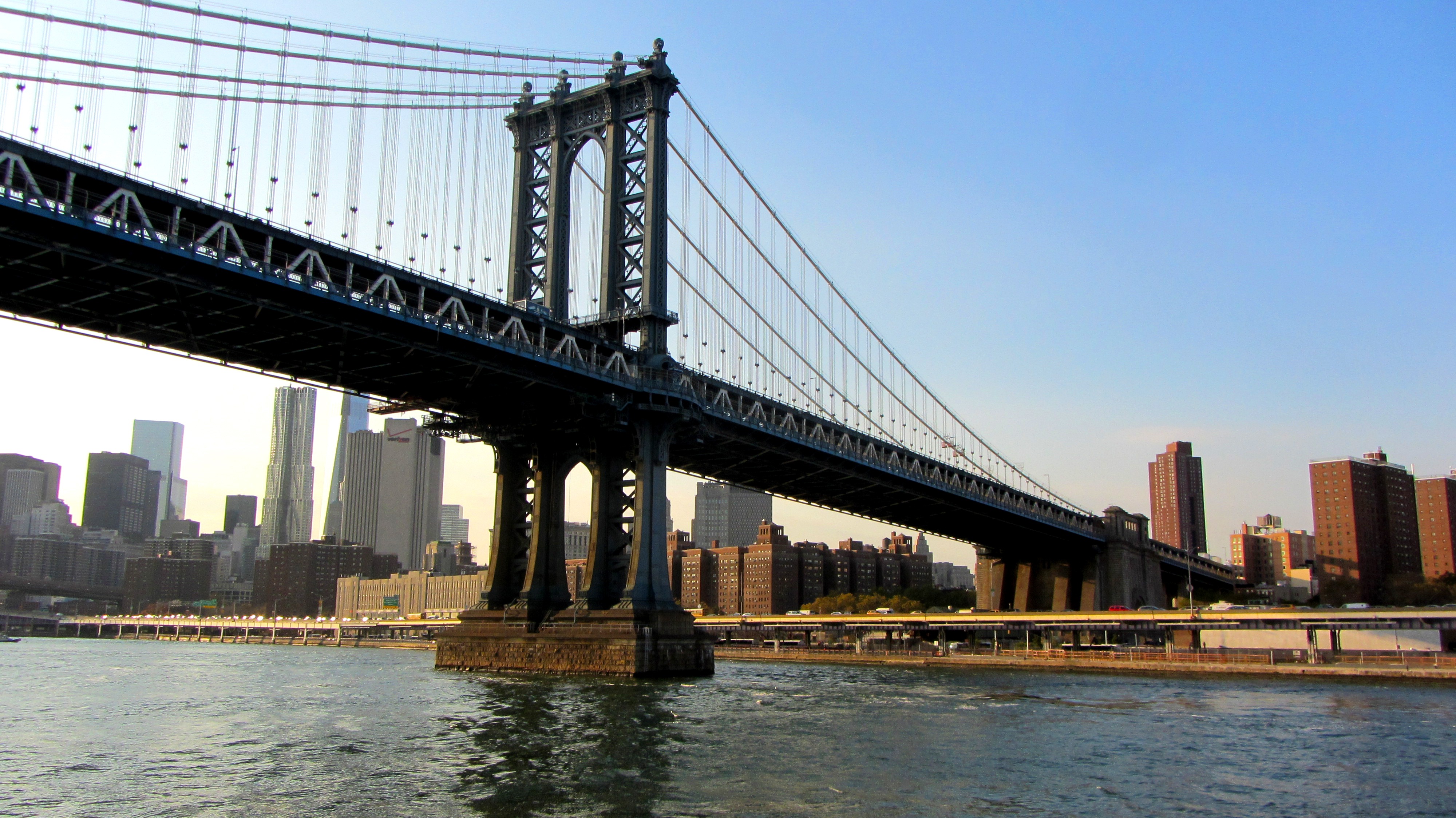 Suspension bridge in new york city free image download