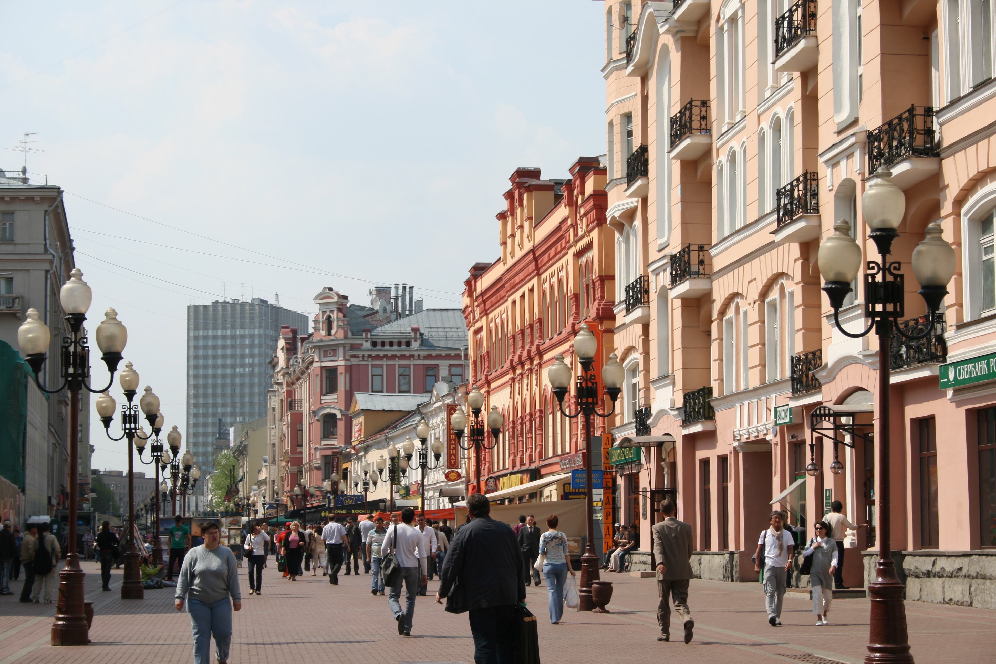 Улица Арбат в Москве