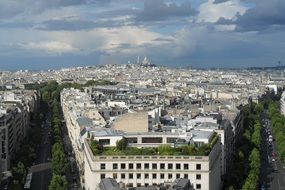 Paris city panorama