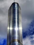 trump hotel tower at sky, usa, illinois, chicago