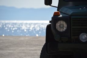 jeep greece Lake view aback