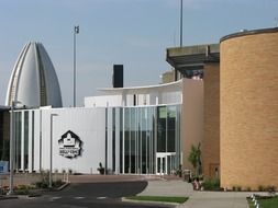entrance to Pro Football Hall of Fame, usa, ohio, Canton