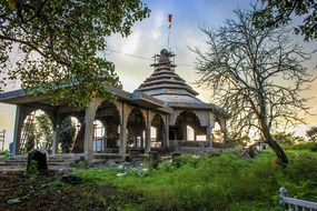 ancient temple ghatandevi india