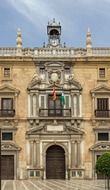 facade of high court of Justice building, spain, andalusia