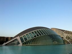 modern building in the city of Arts and Sciences Valencia