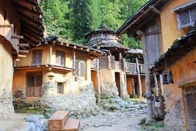 traditional village houses, south korea