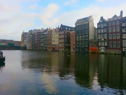 old waterfront, netherlands, amsterdam