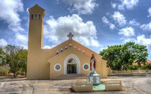 Empty church in curacao