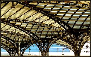 roof at the railway station