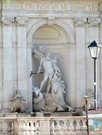 Neptun's Fountain of Kapitelplatz, austria, salzburg