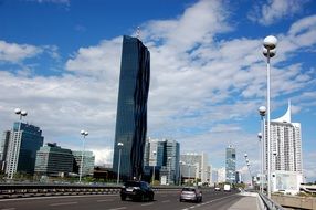 Skyscraper in Vienna Austria