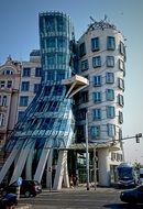 the dancing house, Nationale-Nederlanden office building, czech, prague