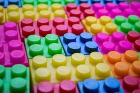 colorful lego blocks, background