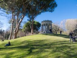 autumn landscape in Aranjuez, Madrid