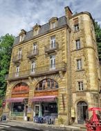 building on the mountain Puy de Dom