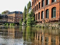 Karl Heine Canal in Leipzig