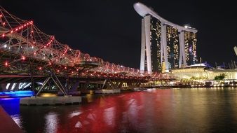 evening in Singapore