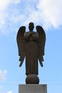 angel sky wings statue sky view