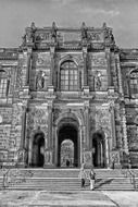 entrance to Old Masters Gallery, germany, dresden