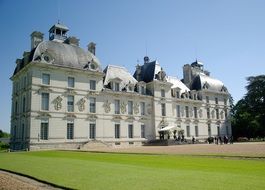 château de la loire at summer, france