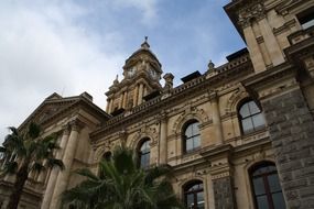 City Hall, Edwardian building at sky, south africa, cape town