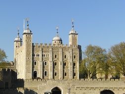 tower of london, Her Majesty's Royal Palace and Fortress at spring, uk, england