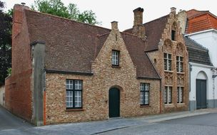 middle ages romantic building Belgium Bruges