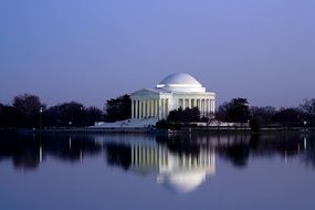 Jefferson memorial in Washington DC