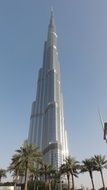 burj khalifa building at sky, uae, dubai