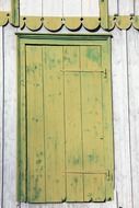 wood home old door green