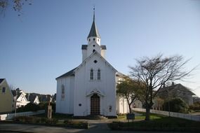 church in village, mexico, san pedro garza garcia