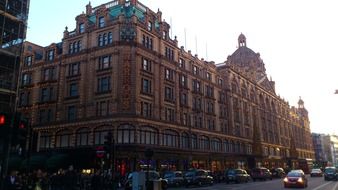 london city architecture harrods department store