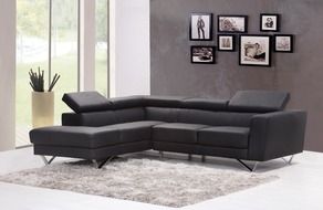 luxurious sofa in the middle of the room