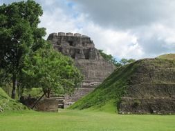 El Castillo, ancient Maya ruins, peru, Xunantunich