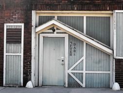 closed storefront in old building