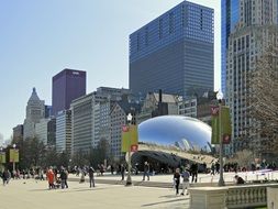 The Bean, sculpture in Chicago