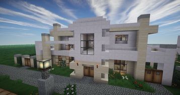 Modern white house