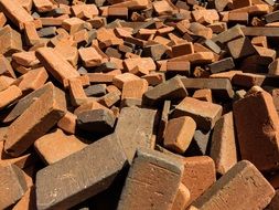 red bricks scrap yard