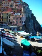 colorful city cinque terre italy