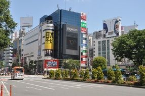 street in city, japan, tokyo