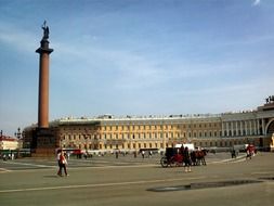 Monument on the square in St. Petersburg