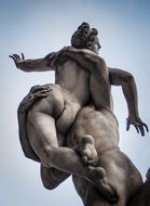 The Kidnapping of the Sabine Women, sculpture, fragment, italy
