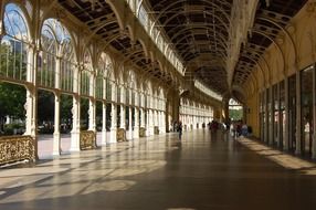 interior of Colonnade, czech, Marianske Lazne