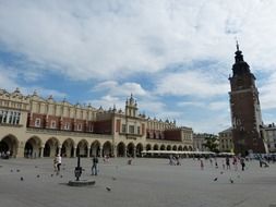 krakow, poland city ,beautiful square of the Polish city