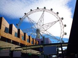 Melbourne Star ferris wheel at sky, australia