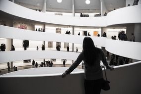 modern building of art museum