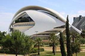 building in the city of arts and sciences, Valencia