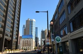 street in city at mrning, usa, pennsylvania, philadelphia